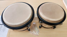 Load image into Gallery viewer, 7-Inch &amp; 8.5-Inch Latin Wood Bongos - Natural
