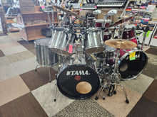 Load image into Gallery viewer, Tama Rockstar 5 piece Drum Kit with Hardware and Zildjian Cymbals - USED
