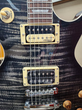 Load image into Gallery viewer, Vintage V100 ReIssued Electric Guitar Flamed Thru Black V100TBK