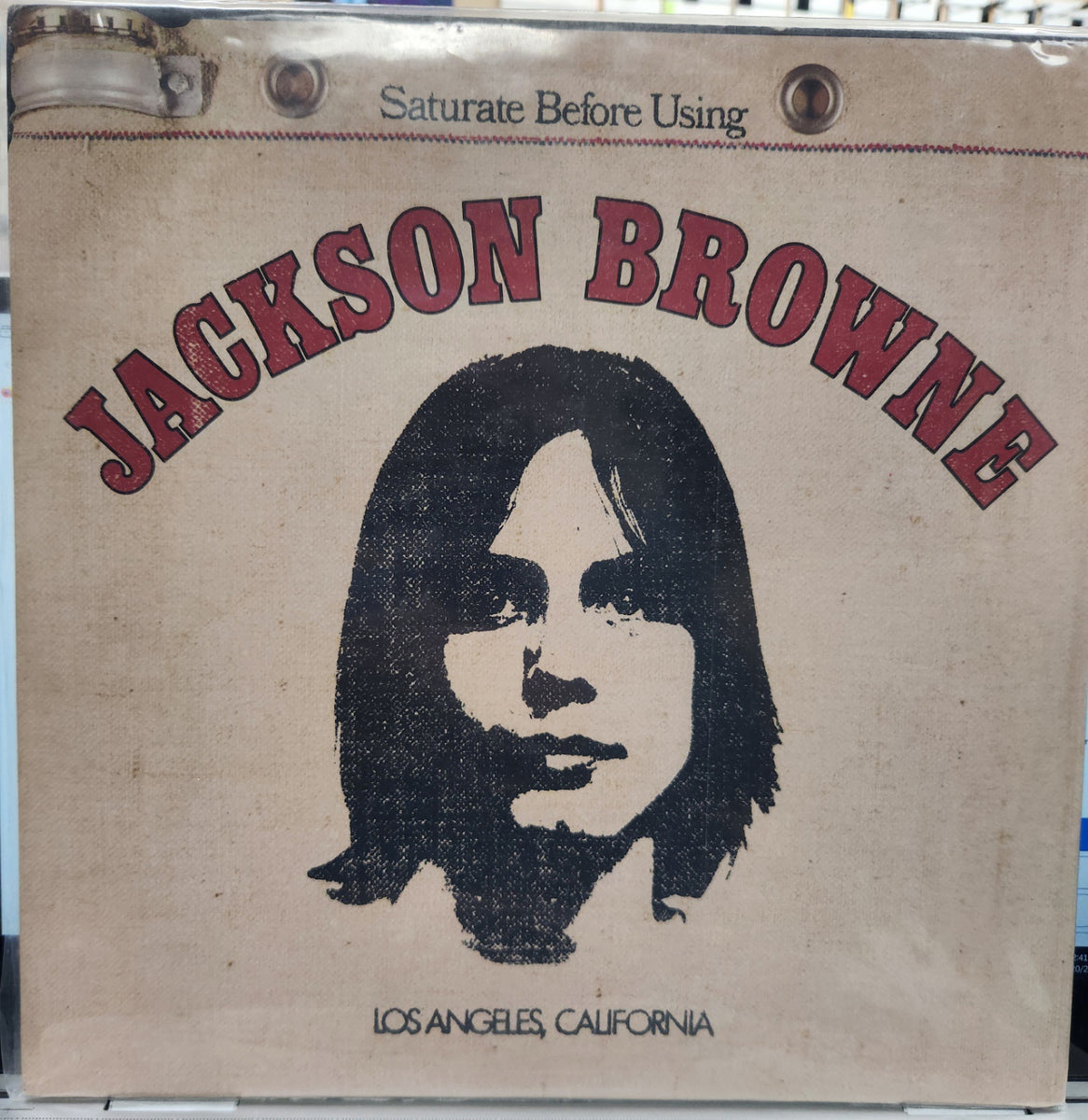 洋楽 Jackson Browne Saturate Before Using LP Jackson Browne Saturate Before Using Vinyl LP - USED – Missouri