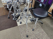 Load image into Gallery viewer, Pearl Export Series 5 Pc Drum Set with cymbals, stands, bass pedal and throne - USED