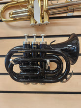 Load image into Gallery viewer, Mendini Pocket Trumpet with Case - USED