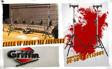 Load image into Gallery viewer, GRIFFIN Crank Lighting Truss Stands - T Adapter Bar & DJ Booth Trussing System for Light Cans