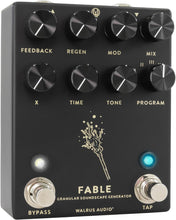 Load image into Gallery viewer, Walrus Audio Fable Granular Soundscape Generator, Black Guitar Effects Pedal