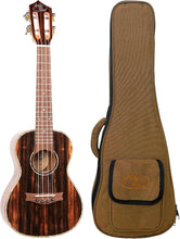 Load image into Gallery viewer, Eddie Finn EFC-EX-EB Expression Series Concert Ukulele with Gig Bag, Ebony Wood