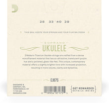 Load image into Gallery viewer, D'Addario Titanium Soprano Ukulele Strings EJ87S