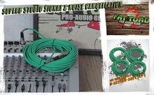 Load image into Gallery viewer, XLR Microphone Cables (4 Pack) by FAT TOAD - 50ft Professional Pro Audio Green Mic Cord Extension