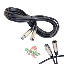 Load image into Gallery viewer, XLR Microphone Cable by FAT TOAD - 20ft Professional Pro Audio Mic Cord Extension Patch Wire