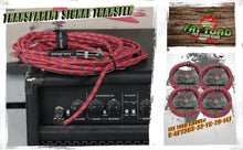 Load image into Gallery viewer, Guitar Cords (4 Pack) Right Angle to Straight-End Instrument Cable Tweed Cloth Jacket by FAT TOAD