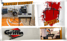 Load image into Gallery viewer, Double Piano Keyboard & Laptop Stand by GRIFFIN - 2 Tier/Dual Portable Studio Mixer Rack