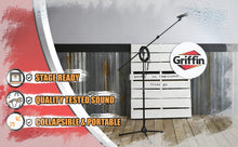 Load image into Gallery viewer, Microphone Stand Studio Package by GRIFFIN - Telescoping Boom Arm Mount & Tripod Holder