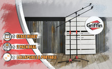 Load image into Gallery viewer, Microphone Stand with Boom Arm (Pack of 2) by GRIFFIN - Adjustable Holder Mount For Studio Recording