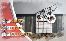 Load image into Gallery viewer, GRIFFIN Microphone Boom Stand (Pack of 6) with XLR Cables & Mic Clip - Telescopic Arm Tripod Legs