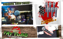 Load image into Gallery viewer, Cardioid Dynamic Microphones & Clips (6 Pack) by FAT TOAD - Professional Vocal Handheld, Unidirectional Mic - Singing Microphone Designed for DJ Stage