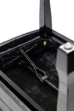 Load image into Gallery viewer, Genuine Leather Adjustable Piano Bench by GRIFFIN - Black Solid Wood Vintage Style & Heavy-Duty