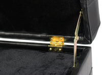 Load image into Gallery viewer, Genuine Leather Adjustable Piano Bench by GRIFFIN - Black Solid Wood Vintage Style & Heavy-Duty