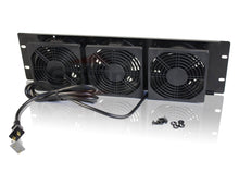 Load image into Gallery viewer, GRIFFIN Rackmount Cooling Fan - 3U Ultra-Quiet Triple Exhaust Fans, Keep Studio Audio Equipment Gear
