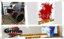 Load image into Gallery viewer, Cymbal Boom Stand & Straight Cymbal Stand Combo (Pack of 2) by GRIFFIN - Percussion Drum Hardware