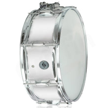 Load image into Gallery viewer, Metal Snare Drum by GRIFFIN - 14" x 5.5" inch Steel Chrome Shell - 8 Tuning Lugs & Snare Throw Off