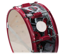 Load image into Gallery viewer, GRIFFIN Snare Drum Birch Wood Shell 14 X 6.5 Inch - Oversize 2.5" Large Vents & Custom Graphic Wrap