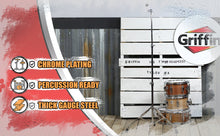 Load image into Gallery viewer, Straight Cymbal Stand by GRIFFIN - Deluxe Percussion Drum Hardware Set for Mounting Cymbals