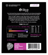 Load image into Gallery viewer, Elixir Attune 21027 Strings Phosphor Bronze Acoustic Guitar Strings, Custom Light (.011-.052)