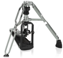 Load image into Gallery viewer, 2 Leg Hi-Hat Stand by GRIFFIN - Premium Heavy Duty Hihat Cymbal Foot Pedal with Drum Key - Folding Two Leg Style Converts to a No Leg High Hat Mount