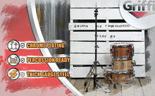 Load image into Gallery viewer, Deluxe Hi-Hat Stand by GRIFFIN - Hi Hat Cymbal Pedal With Drum Key - HiHat Mount Chrome Legs