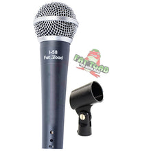 Load image into Gallery viewer, Cardioid Dynamic Microphone with Mic Clip by FAT TOAD - Vocal Handheld, Unidirectional Singing Mic