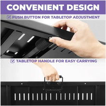 Load image into Gallery viewer, Portable Keyboard Workstation with Utility Table