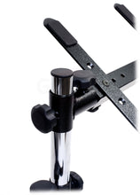 Load image into Gallery viewer, Double DJ Laptop Stand by FAT TOAD - 2 Tier PC Table Holder - Portable Computer Clamp Equipment Rack