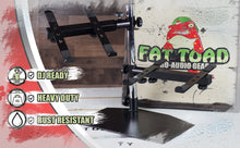 Load image into Gallery viewer, Double DJ Laptop Stand by FAT TOAD - 2 Tier PC Table Holder - Portable Computer Clamp Equipment Rack