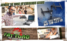 Load image into Gallery viewer, Double DJ Laptop Stand by FAT TOAD - 2 Tier PC Table Holder - Portable Computer Clamp Equipment Rack