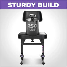 Load image into Gallery viewer, Adjustable Keyboard Bench Seat with Backrest
