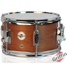 Load image into Gallery viewer, Popcorn Snare Drum by GRIFFIN - Soprano Firecracker 10" x 6" Poplar Wood Shell with Hickory PVC