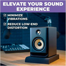 Load image into Gallery viewer, Studio Monitor Sound Isolation Pads for Speakers 6-8" (Large)