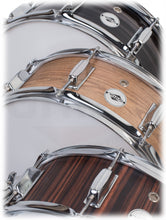 Load image into Gallery viewer, GRIFFIN Snare Drum - Poplar Wood Shell 14" x 5.5" with Black PVC & Coated Head - Acoustic Marching