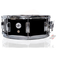Load image into Gallery viewer, GRIFFIN Snare Drum - Poplar Wood Shell 14" x 5.5" with Black PVC & Coated Head - Acoustic Marching