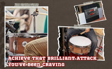 Load image into Gallery viewer, GRIFFIN Snare Drum Package with Snare Stand, 2 Pairs of Drum Sticks & Drum Key Snare Kit