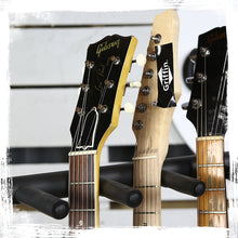 Load image into Gallery viewer, Seven Guitar Rack Stand by GRIFFIN - Floor Storage Holder for Multiple Guitars - Neck Mount Support