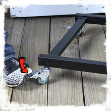 Load image into Gallery viewer, Rack Mount Rolling Stand & Adjustable Mixer Platform Rails by GRIFFIN - Music Studio 19U Cart Holder