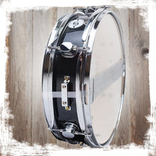 Load image into Gallery viewer, Piccolo Snare Drum 13" x 3.5" by GRIFFIN - 100% Poplar Wood Shell Black PVC & White Coated Drum Head