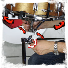 Load image into Gallery viewer, Extended Height Snare Drum Stand by GRIFFIN - Tall Adjustable Height Snare Stand For Practice Pad