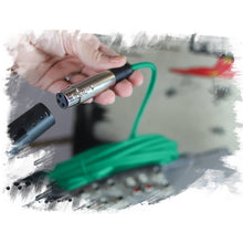 Load image into Gallery viewer, XLR Microphone Cables (2 Pack) by FAT TOAD - 50ft Pro Audio Green Mic Cord Patch Extension Wire