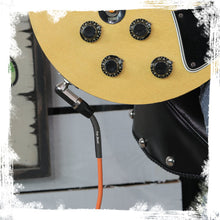 Load image into Gallery viewer, Guitar Cords (4 Pack) Right Angle Instrument Cable by FAT TOAD - 20FT 1/4 Inch Straight-End Wires