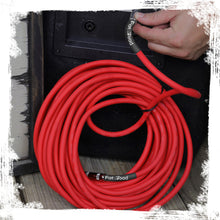 Load image into Gallery viewer, 1/4" to 1/4 Male Jack Speaker Cables (2 Pack) by FAT TOAD - 25ft Professional Pro Audio Red DJ