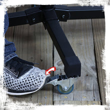 Load image into Gallery viewer, Studio Mixer Stand DJ Cart by GRIFFIN - Rolling Standing Rack On Casters with Adjustable Height