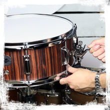 Load image into Gallery viewer, Snare Drum by GRIFFIN - 14" x 5.5"  Black Hickory PVC & Coated Head on Poplar Acoustic Wood Shell