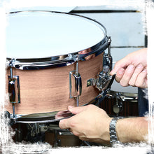 Load image into Gallery viewer, Oak Wood Snare Drum by GRIFFIN - PVC on Poplar Wood Shell 14" x 5.5" - Percussion Musical Instrument