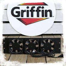 Load image into Gallery viewer, GRIFFIN Rackmount Cooling Fan - 3U Ultra-Quiet Triple Exhaust Fans, Keep Studio Audio Equipment Gear